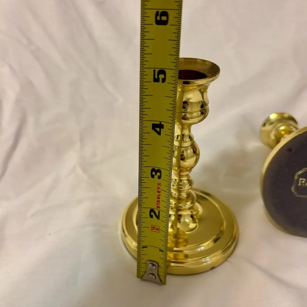 Baldwin Solid Brass Candlestick - Picture 2 of 4